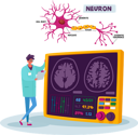 پیش‌نمایش فایل scientist-male-look-on-human-brain-with-neurons-scheme-in-laboratory-4704996 از پک علم