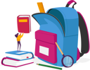 پیش‌نمایش فایل female-put-textbooks-in-backpack-4704313 از پک آموزش و پرورش