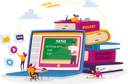 پیش‌نمایش فایل online-school-education-at-home-4704300 از پک آموزش و پرورش