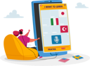 پیش‌نمایش فایل woman-learning-foreign-language-on-smartphone-4704297 از پک آموزش و پرورش