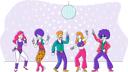پیش‌نمایش فایل 1980s-stylish-men-and-women-characters-dance-at-retro-disco-party-in-night-club-4705544 از پک سرگرمی‌ها - نسخه 2