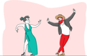 پیش‌نمایش فایل characters-perform-modern-dances-4705558 از پک سرگرمی‌ها - نسخه 2