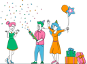 پیش‌نمایش فایل cute-cheerful-girl-astonished-with-friends-surprise-party-for-her-birthday-4705562 از پک سرگرمی‌ها - نسخه 2