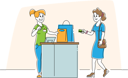 پیش‌نمایش فایل girl-customer-with-goods-in-paper-bags-stand-at-cashier-desk-paying-for-purchases-by-credit-cards-4705561 از پک سرگرمی‌ها - نسخه 2