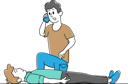 پیش‌نمایش فایل emergency-call-to-ambulance-and-first-aid-help-4705493 از پک مراقبت بهداشتی و پزشکی