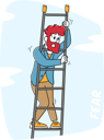 پیش‌نمایش فایل frightened-male-stand-on-ladder-feeling-fear-of-height-4705490 از پک مراقبت بهداشتی و پزشکی