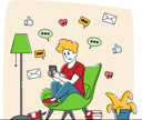 پیش‌نمایش فایل gadget-addiction-and-cellphone-communication-4705469 از پک مراقبت بهداشتی و پزشکی