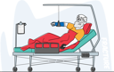 پیش‌نمایش فایل senior-male-lying-in-clinic-chamber-with-broken-arm-injured-bandaged-patient-lying-on-bed-with-bounded-hand-4705503 از پک مراقبت بهداشتی و پزشکی