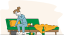 پیش‌نمایش فایل woman-with-hangover-syndrome-sitting-on-bed-with-empty-alcohol-bottles-and-basin-after-party-4705475 از پک مراقبت بهداشتی و پزشکی