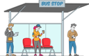 پیش‌نمایش فایل people-stand-on-bus-station-4705728 از پک سفر ۲