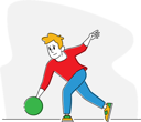 پیش‌نمایش فایل bowler-male-throw-ball-in-bowling-alley-4705681 از پک ورزش ۲