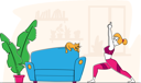 پیش‌نمایش فایل female-doing-lunge-4705687 از پک ورزش ۲