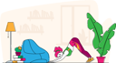 پیش‌نمایش فایل slim-girl-doing-yoga-asana-4705691 از پک ورزش ۲