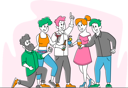 پیش‌نمایش فایل friends-party-with-drinks-4705457 از پک غذا و نوشیدنی - نسخه 2