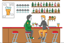 پیش‌نمایش فایل male-and-female-sit-at-chairs-drinking-cocktail-and-alcohol-beverages-on-bar-4705444 از پک غذا و نوشیدنی - نسخه 2