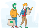پیش‌نمایش فایل man-and-woman-customers-with-shopping-bags-walking-from-shop-buying-goods-4705448 از پک غذا و نوشیدنی - نسخه 2