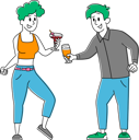 پیش‌نمایش فایل man-and-woman-drink-cocktail-and-clinking-glasses-4705459 از پک غذا و نوشیدنی - نسخه 2