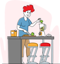 پیش‌نمایش فایل woman-put-apple-and-broccoli-in-juicer-machine-4705463 از پک غذا و نوشیدنی - نسخه 2
