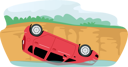 پیش‌نمایش فایل broken-car-fall-from-cliff-into-water-4981332 از پک حمل و نقل