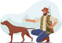 پیش‌نمایش فایل dog-hunting-in-forest-4981309 از پک ورزشی