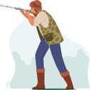 پیش‌نمایش فایل hunter-aiming-4981311 از پک ورزشی