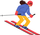 پیش‌نمایش فایل little-girl-skiing-4981280 از پک ورزشی