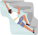 پیش‌نمایش فایل man-climb-up-the-mountain-4981294 از پک ورزشی