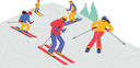 پیش‌نمایش فایل people-riding-skis-4981275 از پک ورزشی