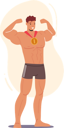 پیش‌نمایش فایل weightlifting-winner-4981298 از پک ورزشی