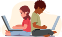 پیش‌نمایش فایل boy-and-girl-sitting-with-laptops-4981076 از پک کودکان
