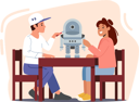 پیش‌نمایش فایل children-creating-ai-cyborg-using-different-tools-4981055 از پک کودکان