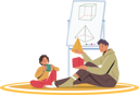 پیش‌نمایش فایل father-and-little-son-learn-4981041 از پک کودکان