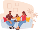 پیش‌نمایش فایل father-and-mother-comforting-upset-kid-4981080 از پک کودکان