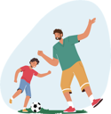 پیش‌نمایش فایل father-and-son-playing-soccerball-4981116 از پک کودکان