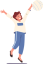 پیش‌نمایش فایل girl-playing-volleyball-4981151 از پک کودکان