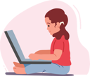 پیش‌نمایش فایل girl-sitting-on-floor-with-laptop-4981077 از پک کودکان