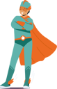 پیش‌نمایش فایل kid-wear-super-hero-costume-standing-with-crossed-arms-4981108 از پک کودکان