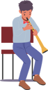 پیش‌نمایش فایل little-boy-playing-bassoon-blowing-4981032 از پک کودکان