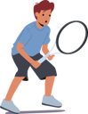 پیش‌نمایش فایل little-boy-playing-tennis-4981148 از پک کودکان