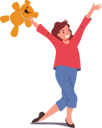 پیش‌نمایش فایل little-girl-playing-with-toy-4981095 از پک کودکان