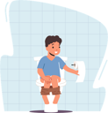 پیش‌نمایش فایل little-kid-pooping-sitting-at-toilet-bowl-4981085 از پک کودکان