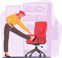 پیش‌نمایش فایل female-employee-doing-workout-at-work-place-4980834 از پک افراد کسب و کار