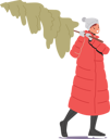 پیش‌نمایش فایل girl-carrying-christmas-tree-4981006 از پک تعطیلات و مهمانی‌ها