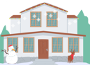 پیش‌نمایش فایل house-during-winter-4980989 از پک تعطیلات و مهمانی‌ها