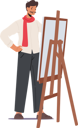 پیش‌نمایش فایل french-street-painter-4981365 از پک افراد با سبک وینتیج