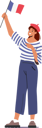 پیش‌نمایش فایل french-woman-hold-france-flag-in-hands-4981366 از پک افراد با سبک وینتیج