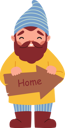 پیش‌نمایش فایل garden-decoration-dwarf-holding-home-arrow-4981355 از پک افراد با سبک وینتیج