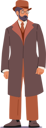 پیش‌نمایش فایل nineteenth-century-man-wearing-spy-clothes-4981377 از پک افراد با سبک وینتیج