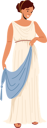 پیش‌نمایش فایل roman-woman-in-traditional-clothes-4981345 از پک افراد با سبک وینتیج