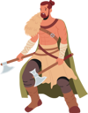 پیش‌نمایش فایل scandinavian-warrior-4981344 از پک افراد با سبک وینتیج